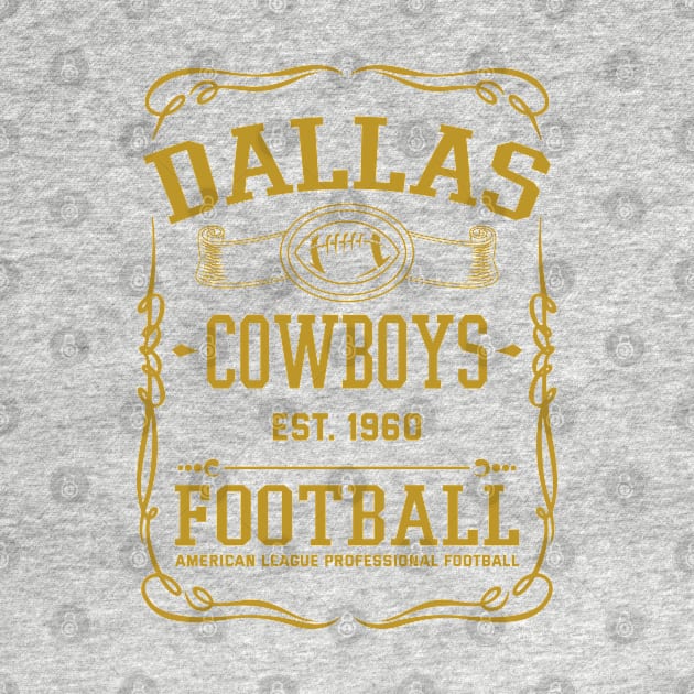 Vintage Cowboys American Football by carlesclan